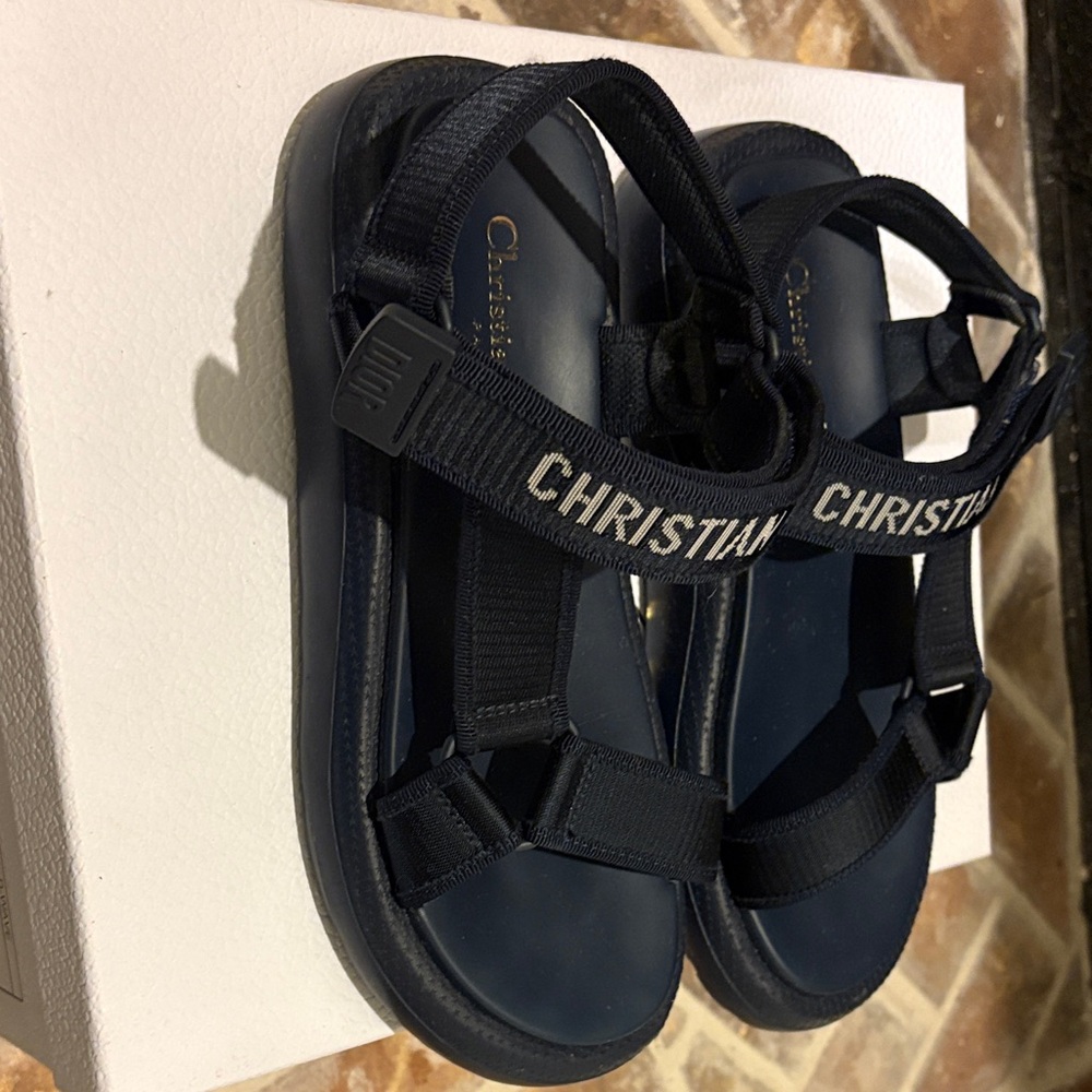 Dior technical ribbo navy Sandals - Picture 3 of 6